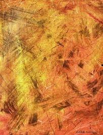 深黄背景,探寻艺术与生活的交融